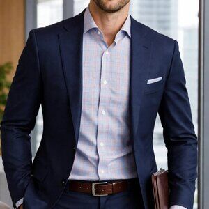 Etro Milano Button Down Shirt Mens Size 39 Multicolored Cotton Long Sleeve